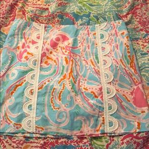 Lilly Pulitzer print skirt